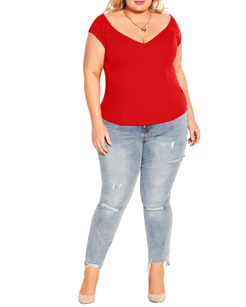 Plus size model wearing  by City Chic | Dia&Co | dia_product_style_image_id:195429